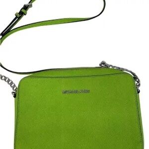 Michael Kors Sleek Green Crossbody Bag